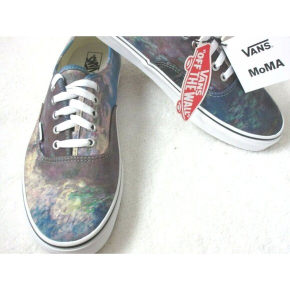 COPY - Vans x MoMA Women's Authentic Claude Monet Water Lilies Canvas Shoes Siz… - Picture 5 of 5